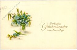 namenstag, blumenvase