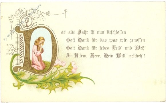neujahr, das alte jahr ist nun beschlossen