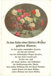 rosenstrauß mit vers