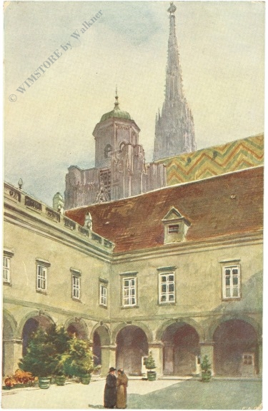 wien 1, erzbischöfliches palais, hof