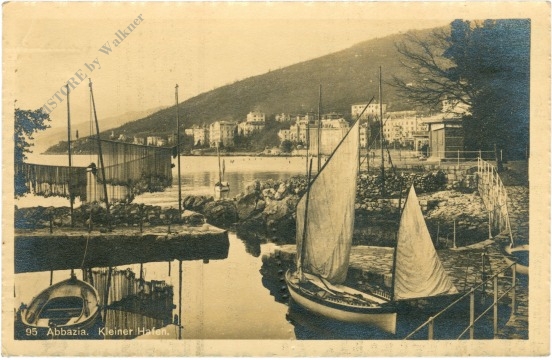 abbazia, kleiner hafen