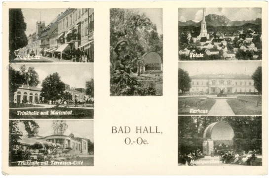 bad hall, multiansicht