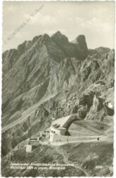 innsbruck, nordkettenbahn, bergstation hafelekar gegen brandjoch