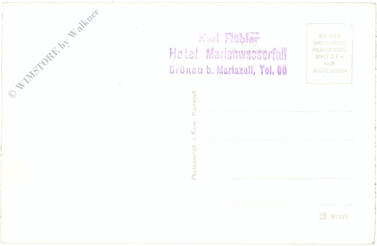 grünau, bei mariazell, marienwasserfall