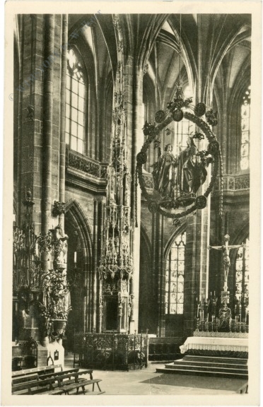 nürnberg, sakramentshäuschen in der lorenzkirche