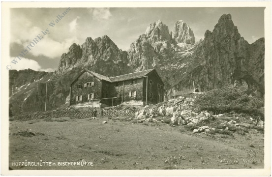 filzmoos, hofpürglhütte m. bischofmütze