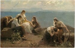 die heilige schrift: der tochter jephtahs und ihrer gespielen trauer