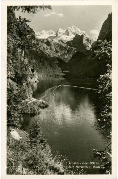 gosau, see mit dachstein