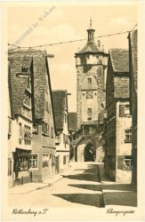 rothenburg o. t., klingengasse