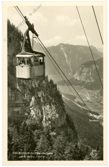 obertraun, dachsteinseilbahn zur eishöhle