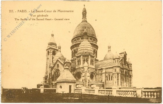 paris, sacre coeur de montmartre