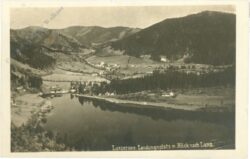 lunzersee, landungsplatz mit blick nach lunz