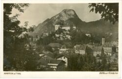 kufstein, burg mit pendling