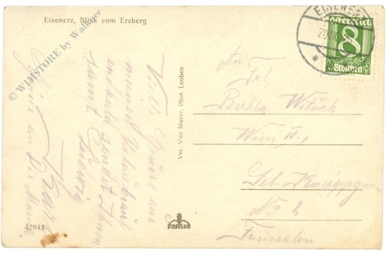 eisenerz, blick vom erzberg