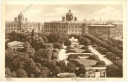 wien 1, volksgarten und museum