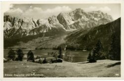grainau, eibsee, zugspitze und riffelwände
