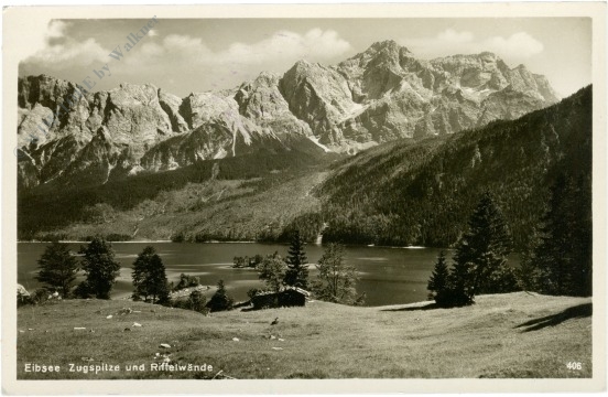 grainau, eibsee, zugspitze und riffelwände