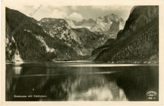 gosau, gosausee mit dachstein