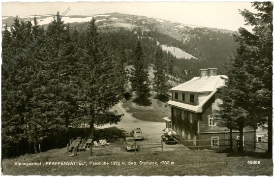 rettenegg, alpengasthof pfaffensattel gegen stuhleck rettenegg, alpengasthof pfaffensattel gegen stuhleck