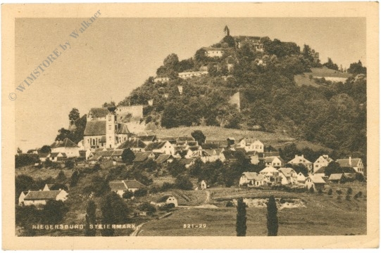 riegersburg, ortsansicht riegersburg, ortsansicht