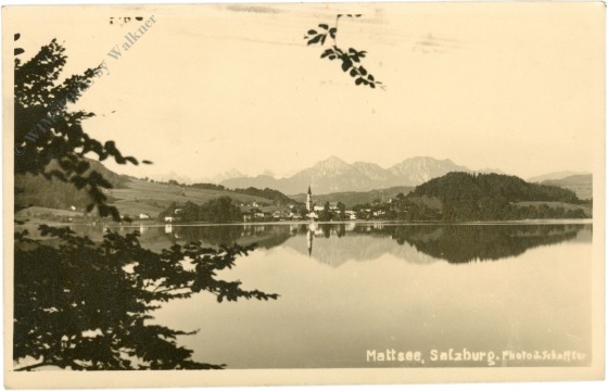 mattsee, ortsansicht