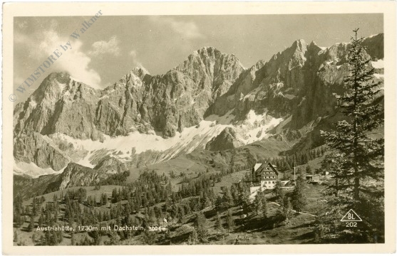 ramsau am dachstein, austriahütte mit dachstein ramsau am dachstein, austriahütte mit dachstein