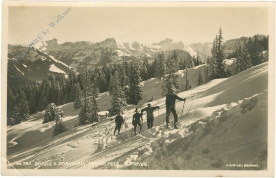 dornbirn, bödele, hochalpele aufstieg