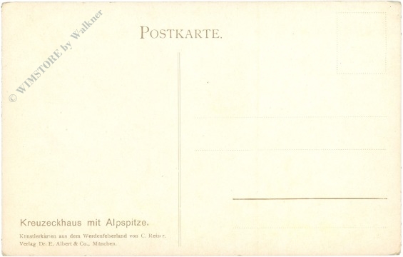 garmisch partenkirchen, kreuzeckhaus mit alpspitze