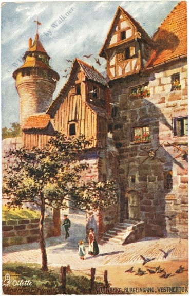 nürnberg, burgeingang