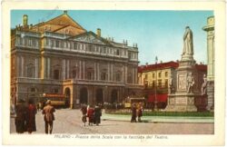 mailand, piazza della scala
