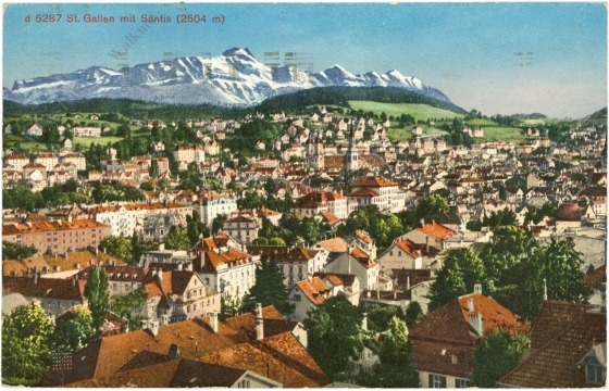 st. gallen, mit säntis