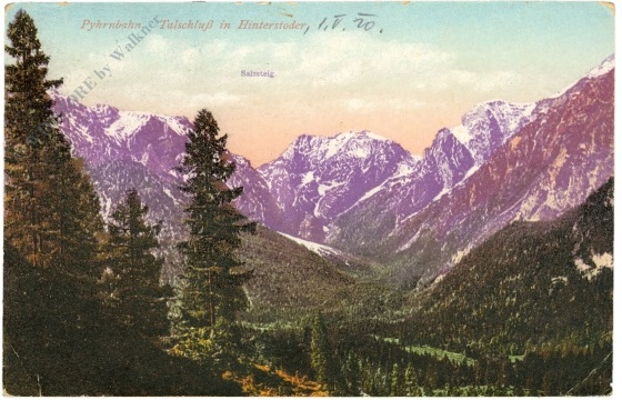 hinterstoder, pyhrnbahn, talschluss in hinterstoder