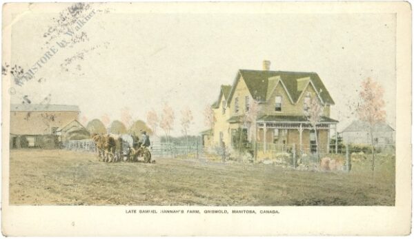 manitoba, late samuel hannah's farm