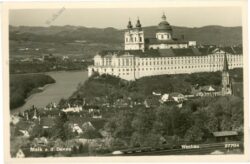 melk an der donau, ortsansicht