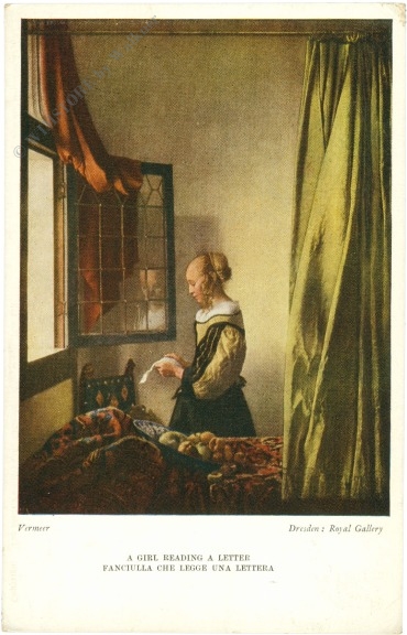vermeer: a girl reading a letter