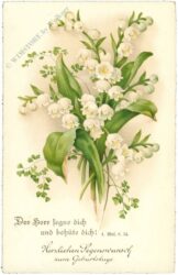 geburtstag, maiglöckchen, vers
