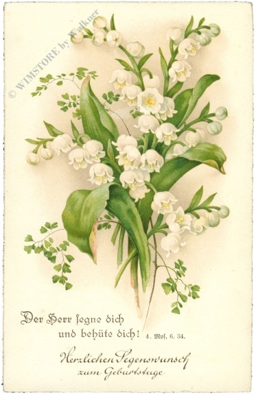 geburtstag, maiglöckchen, vers