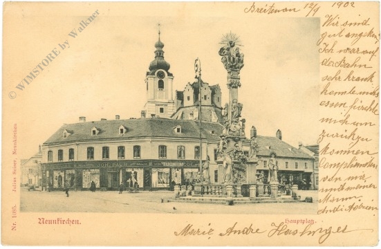 neunkirchen, hauptplatz