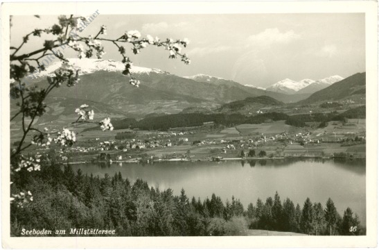 seeboden am millstättersee, ansicht seeboden am millstättersee, ansicht