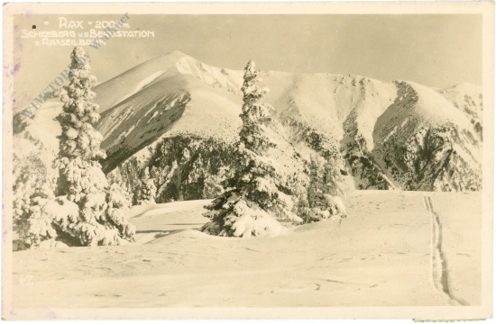 rax, schneeberg von der bergstation rax, schneeberg von der bergstation