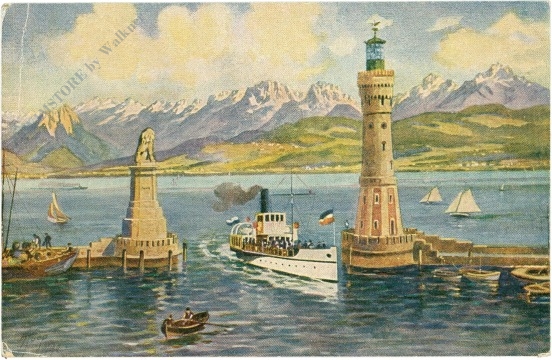 lindau, hafeneinfahrt