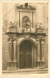salzburg, portal am hofstallgebäude