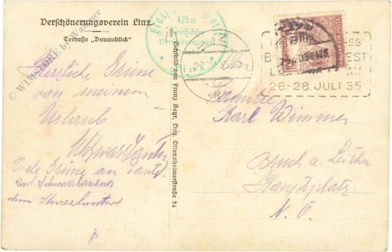 linz, terrasse donaublick