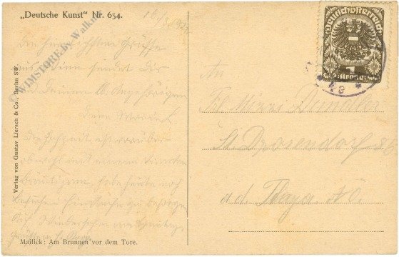 mailick: am brunnen vor dem tore