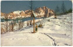 kind im schnee