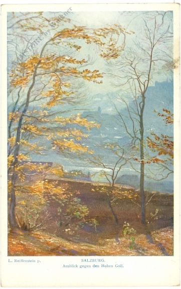 salzburg, ausblick gegen den hohen göll