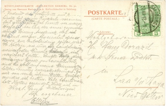 salzburg, ausblick gegen den hohen göll