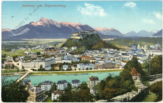 salzburg, vom kapuzinerberg