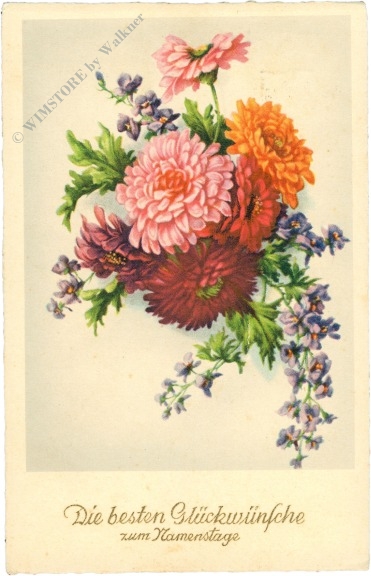 namenstag, blumenstrauß