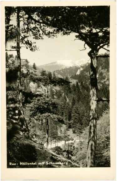 rax, höllental mit schneeberg